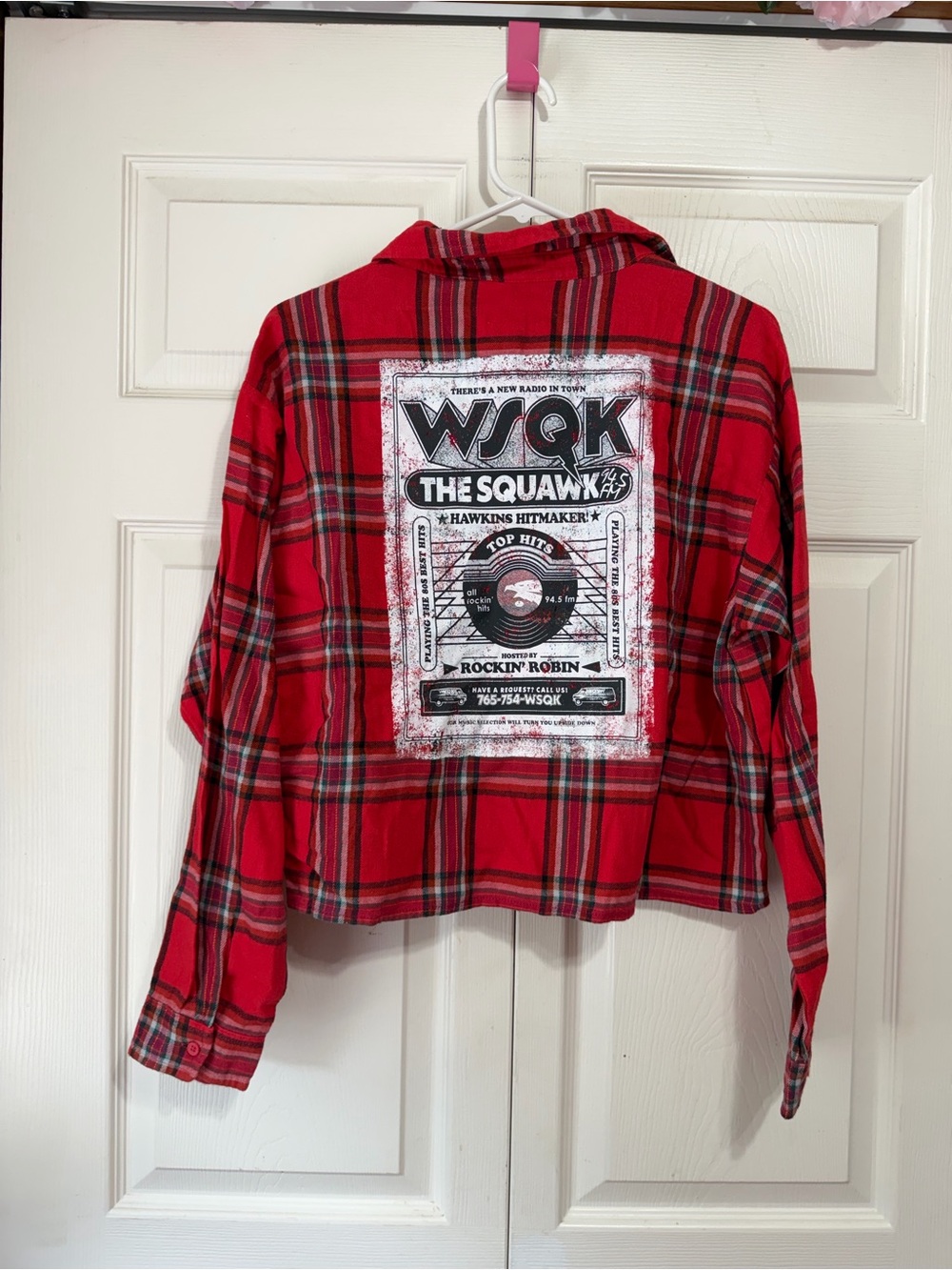 Netflix Stranger Things Red Plaid Flannel Shirt